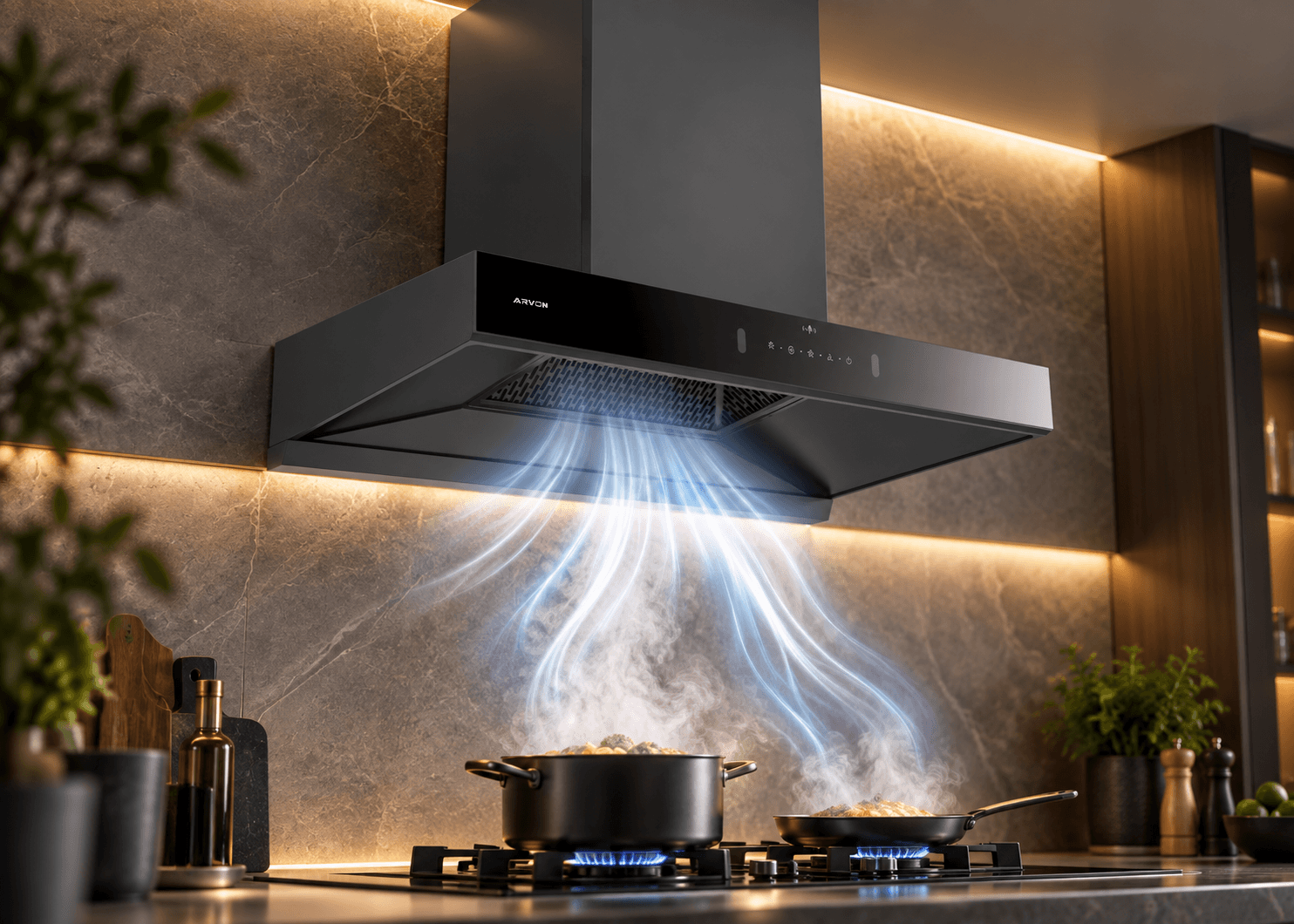 Powerful Airflow for Everyday Cooking