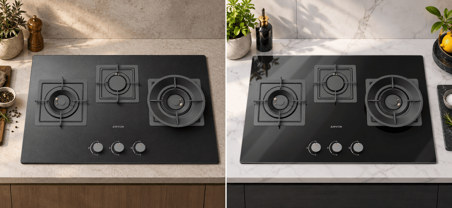 Matt Finish vs Glass Finish Gas Hob: Which Is Right for Your Kitchen?